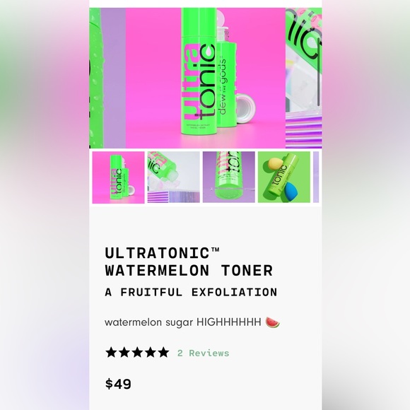 NWT Dew of the Gods Ultra Tonic Facial Toner - Picture 6 of 6